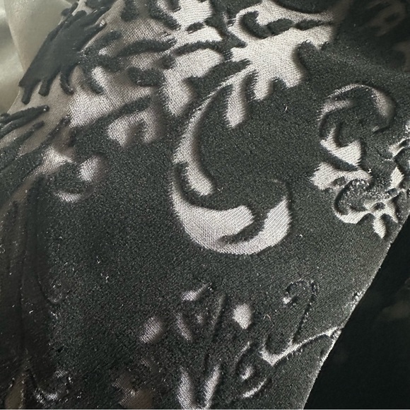 RALPH LAUREN Velvet Burnout Baroque skirt - Picture 6 of 7